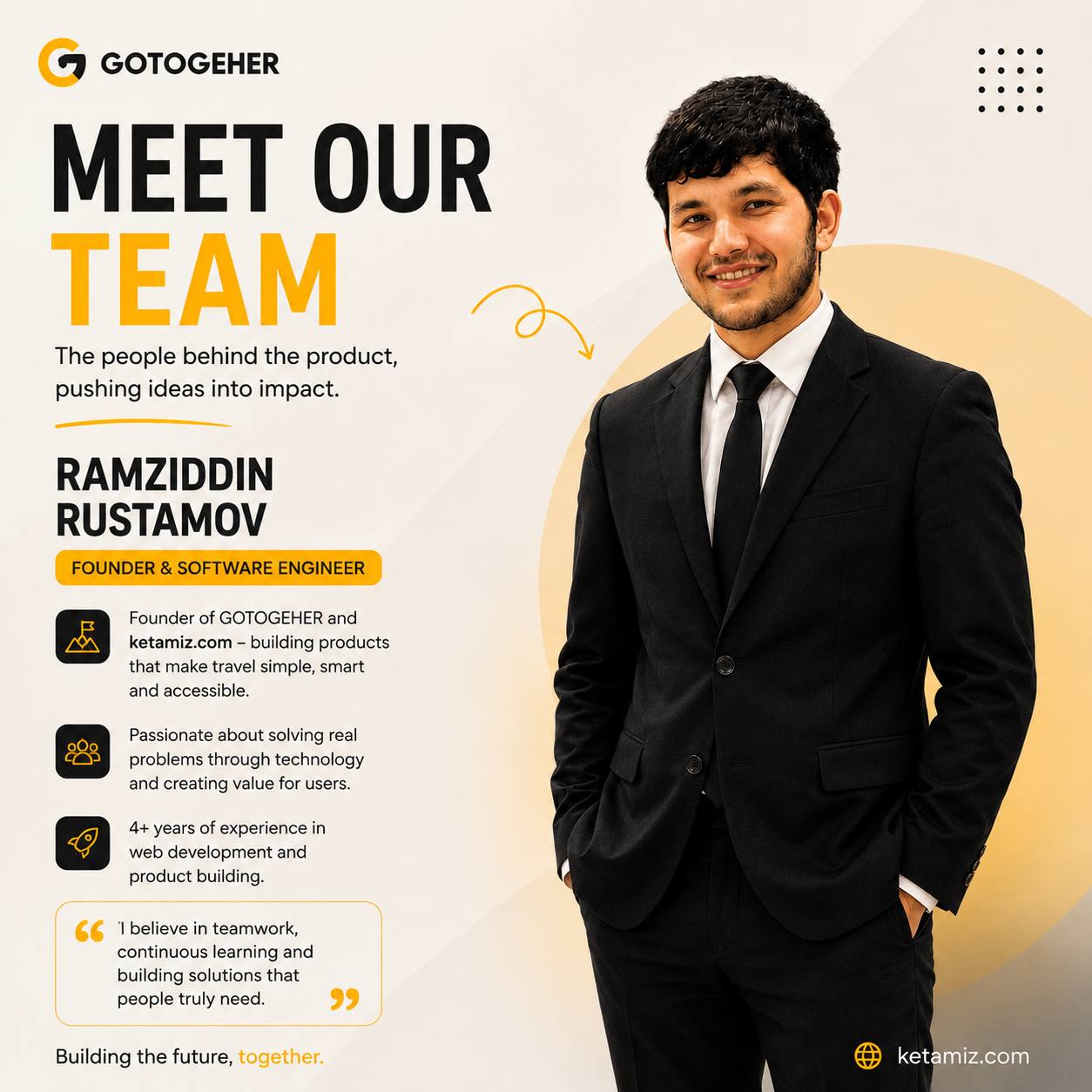 Ramziddin Rustamov — Asoschi va dasturiy ta’minot muhandisi